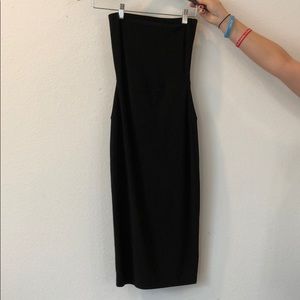 Strapless Black Dress